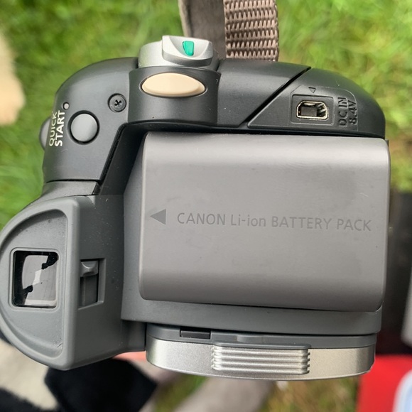 canon mini dv 2R 950 48x advanced zoom video camera retro flip out screen - Picture 6 of 11